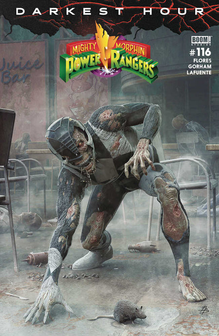 Stock Photo of Mighty Morphin Power Rangers #116 CVR B Dark Grid Variant Barend Comics sold by Stronghold Collectibles