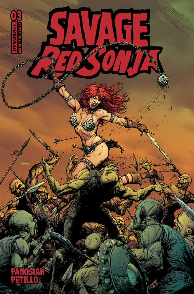 Stock photo of Savage Red Sonja #3 CVR C Frank Comics sold by Stronghold Collectibles