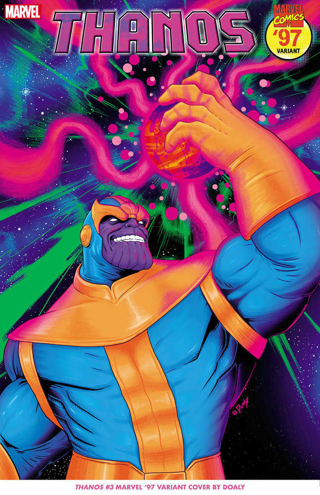 Stock Photo of Thanos 3 Doaly Marvel 97 Variant Comics sold by Stronghold Collectibles