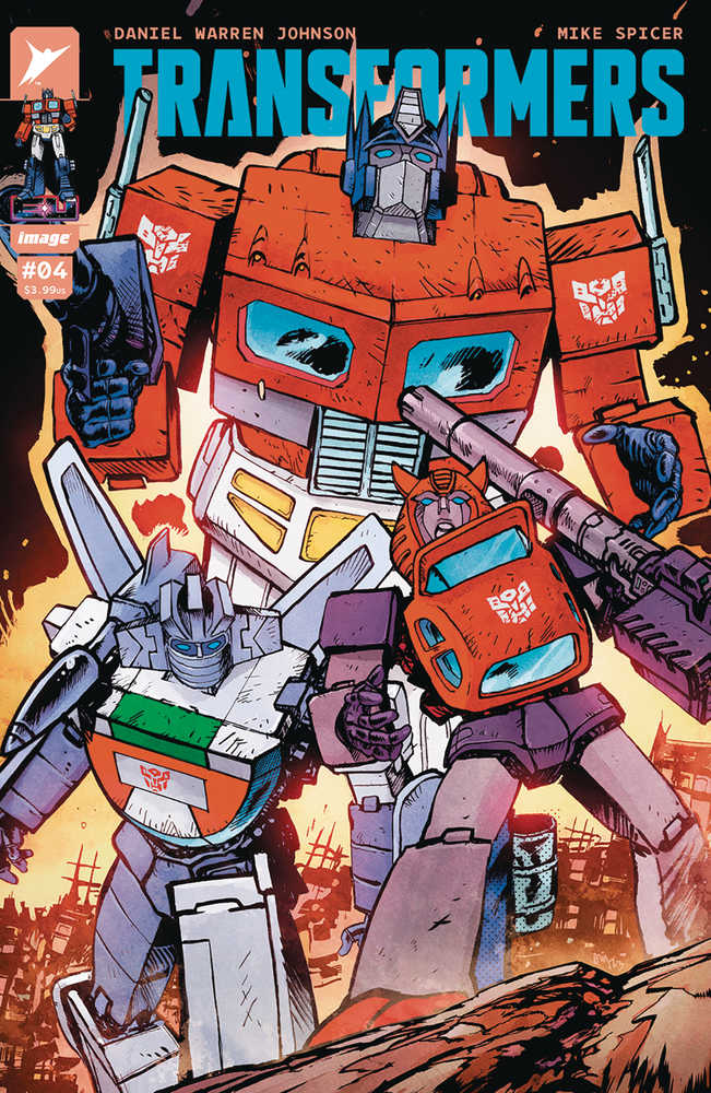 Stock photo of Transformers #4 CVR A Daniel Warren Johnson & Mike Spicer Comics sold by Stronghold Collectibles