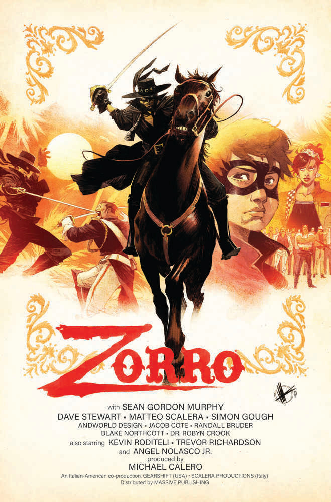Stock photo of Zorro Man Of The Dead #1 (Of 4) CVR C Scalera Movie Poster H Comics sold by Stronghold Collectibles