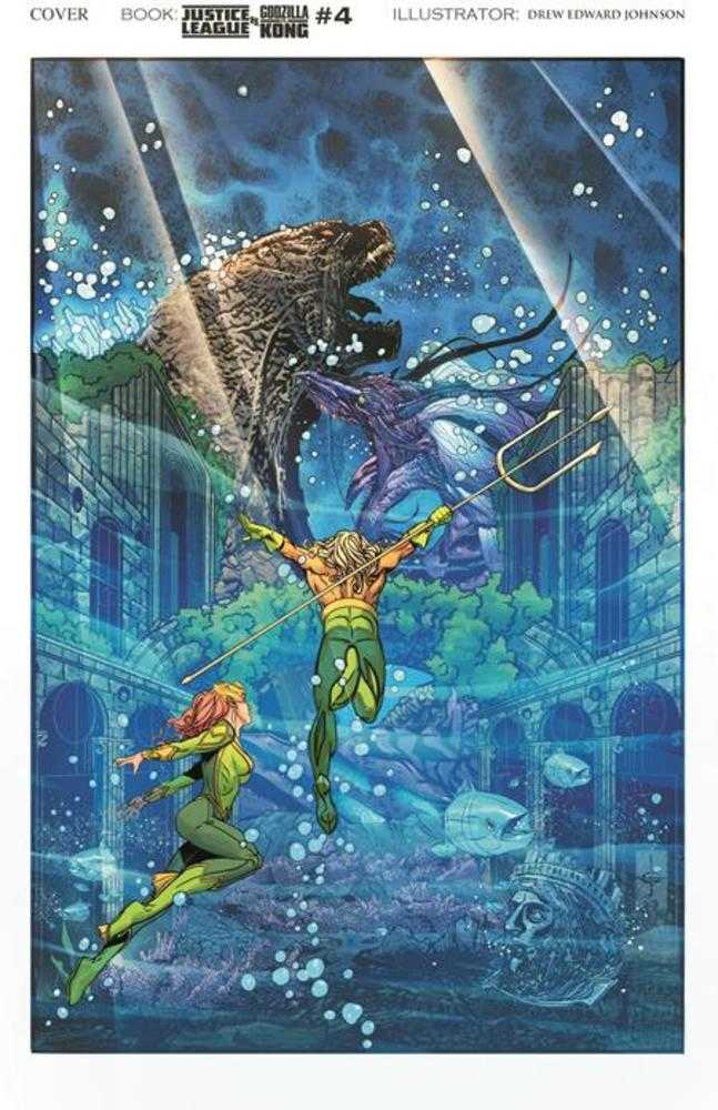 Stock photo of Justice League vs Godzilla vs Kong #4 (Of 7) CVR A Drew Johnson Comics sold by Stronghold Collectibles