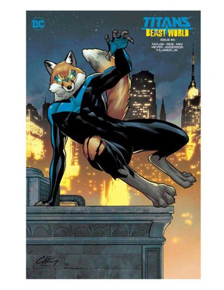 Stock photo of Titans Beast World #6 (of 6) CVR D Clayton Henry Lenticular Variant Comics sold by Stronghold Collectibles