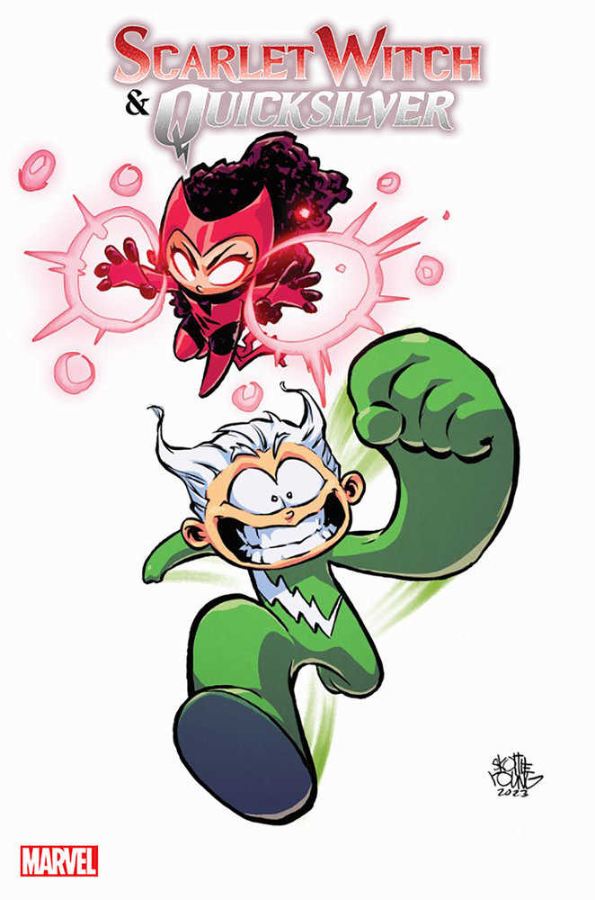 Stock photo of Scarlet Witch & Quicksilver 1 Skottie Young Variant Comics sold by Stronghold Collectibles
