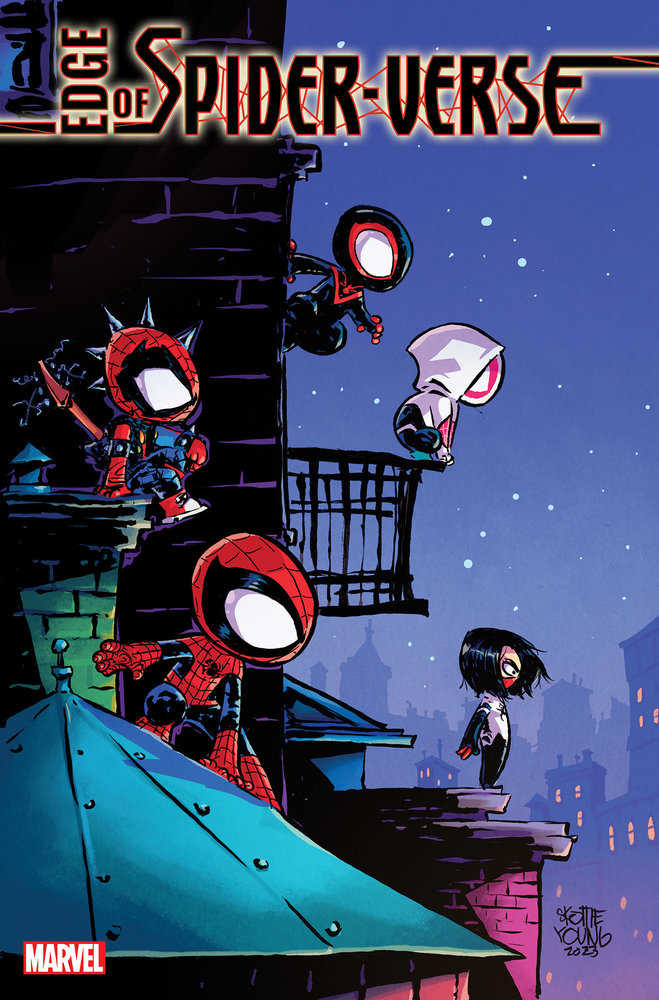 Stock Photo of Edge Of Spider-Verse 1 Skottie Young Variant Comics sold by Stronghold Collectibles