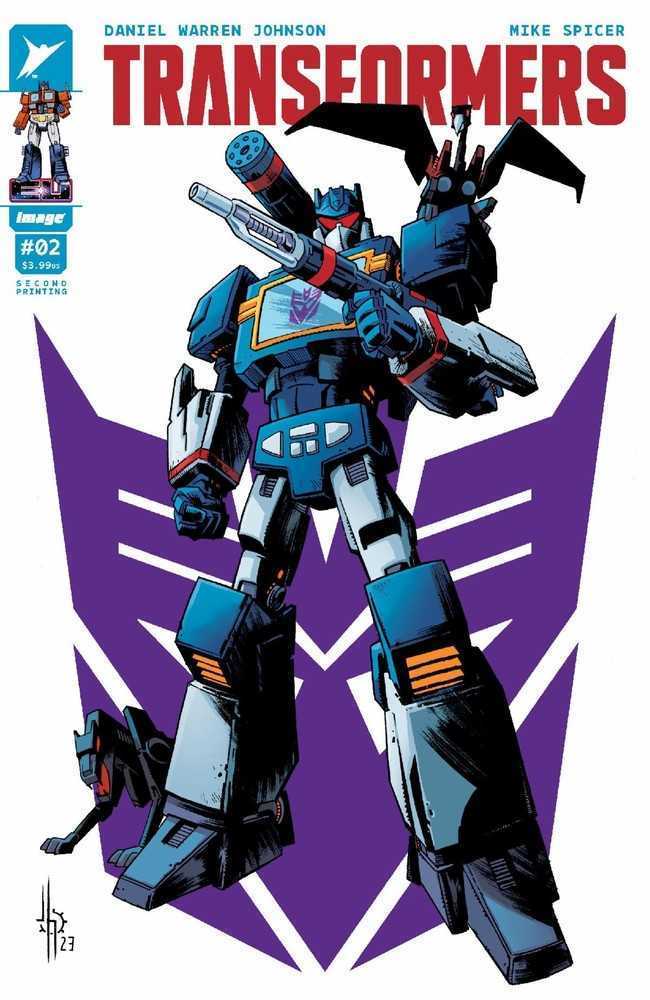 Stock Photo of Transformers #2 2nd Print CVR B Jason Howard Soundwave Variant Comics sold by Stronghold Collectibles