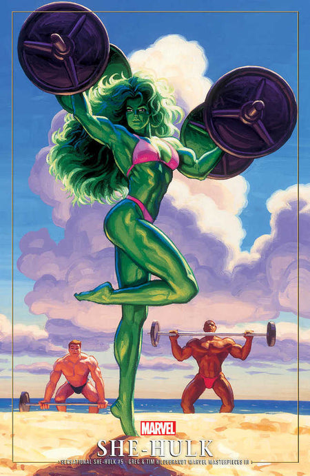 Stock Photo of Sensational She-Hulk 5 Greg And Tim Hildebrandt She-Hulk Marvel Masterpieces III Variant Comics sold by Stronghold Collectibles