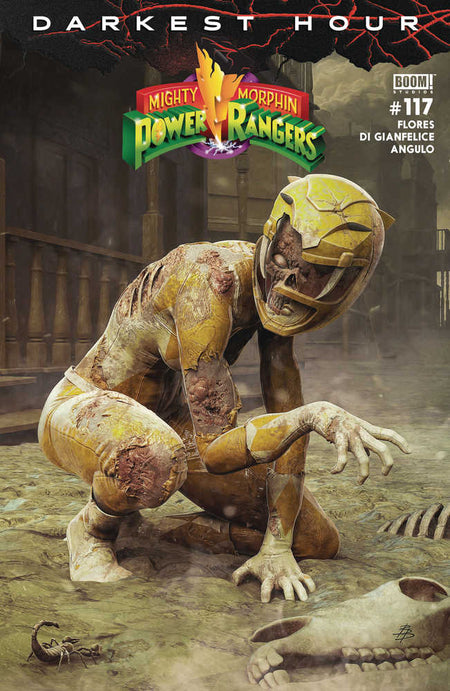 Stock Photo of Mighty Morphin Power Rangers #117 CVR B Dark Grid Variant Barend Comics sold by Stronghold Collectibles