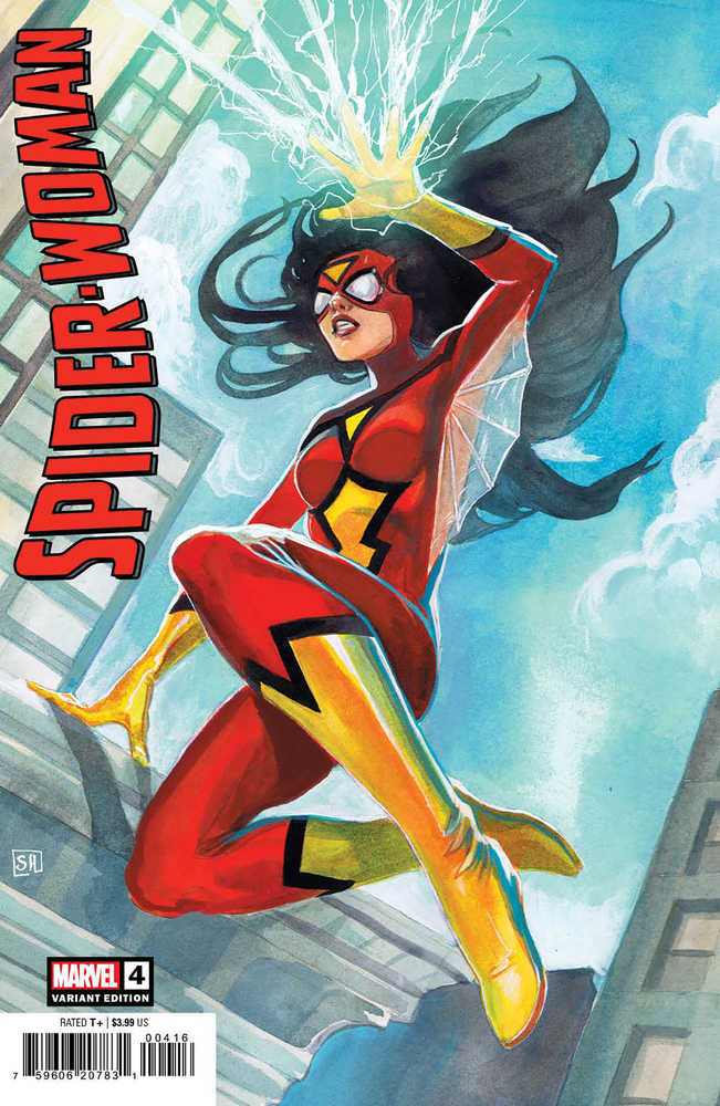 Stock Photo of Spider-Woman 4 1:25 Stephanie Hans Variant [Gw] Comics sold by Stronghold Collectibles