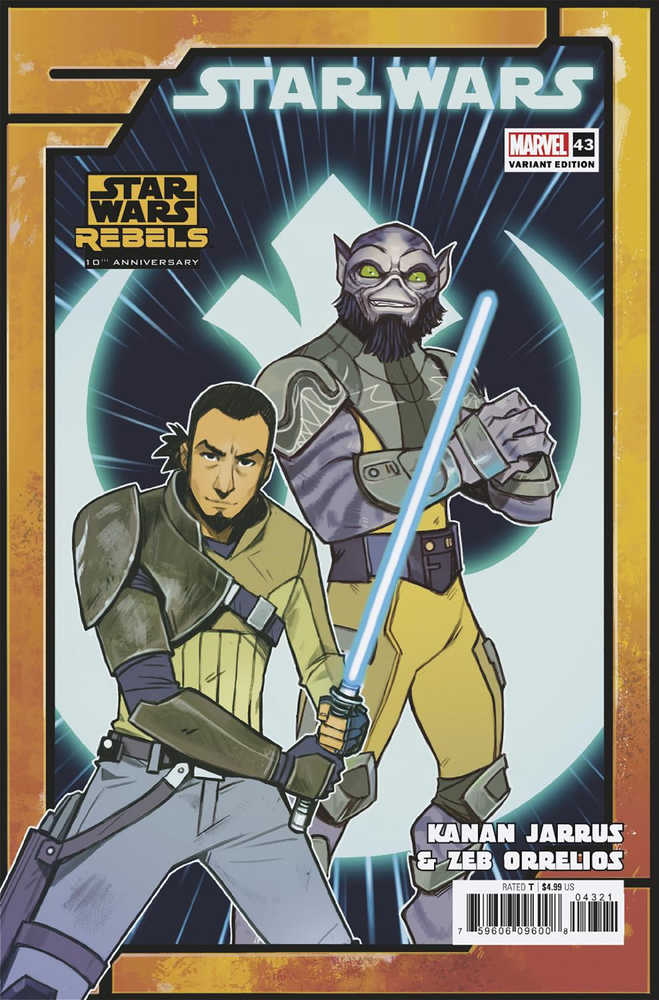 Stock Photo of Star Wars 43 Caspar Wijngaard Jarrus And Zeb Rebels 10th Anniversary Variant Comics sold by Stronghold Collectibles