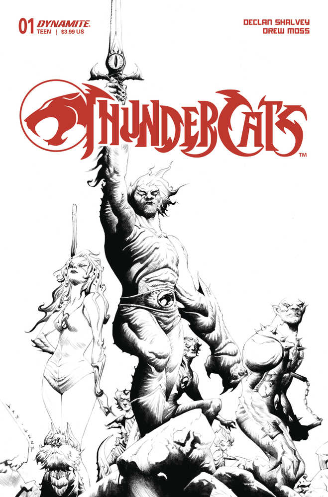 Stock Photo of Thundercats #1 CVR T 1:25 Lee Line Art Comics sold by Stronghold Collectibles