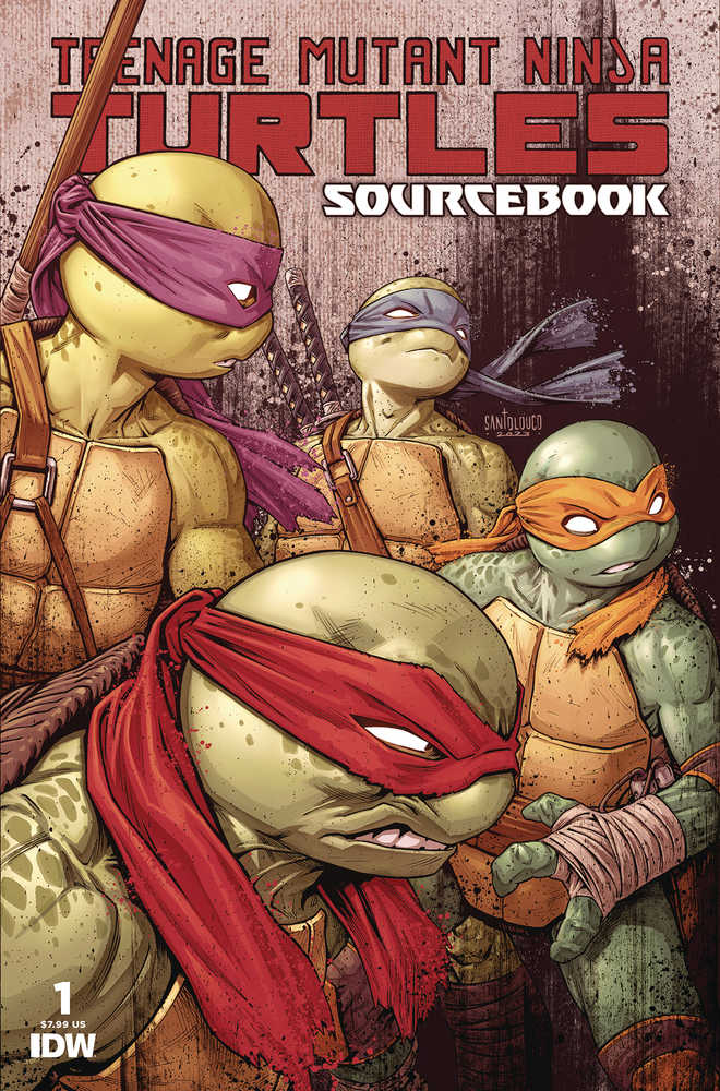 Stock Photo of Teenage Mutant Ninja Turtles: Sourcebook #1 CVR A Santolouco Comics sold by Stronghold Collectibles