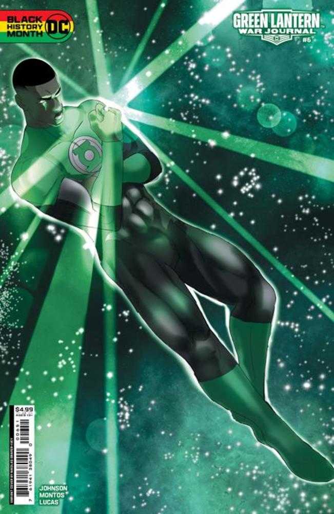 Stock Photo of Green Lantern War Journal #6 CVR C Nikolas Draper-Ivey Black History Month Card Stock Comics sold by Stronghold Collectibles