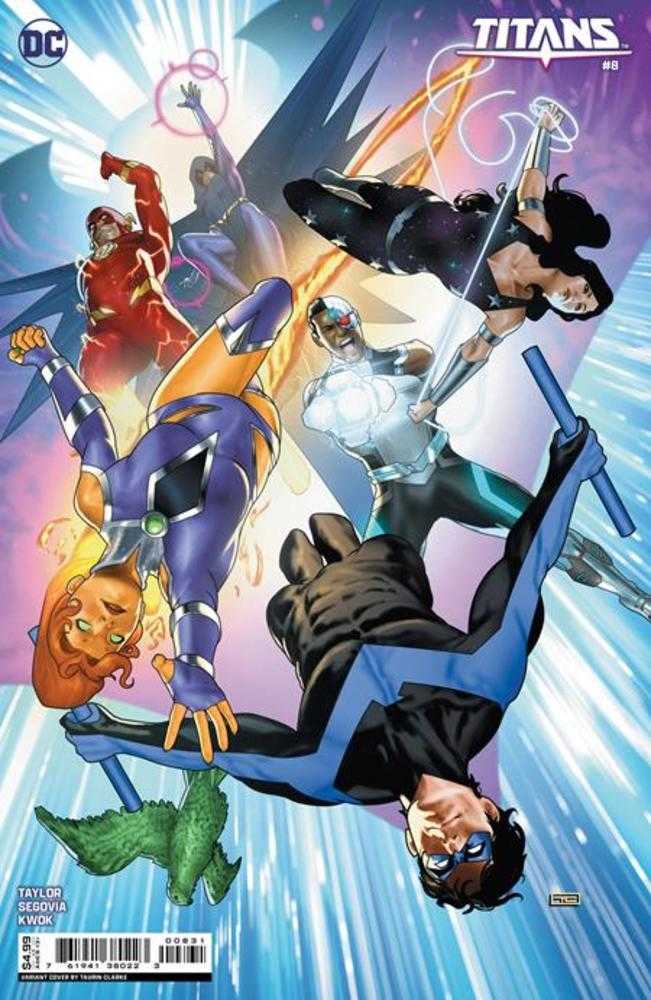 Stock Photo of Titans #8 CVR B Taurin Clarke Card Stock Variant Comics sold by Stronghold Collectibles