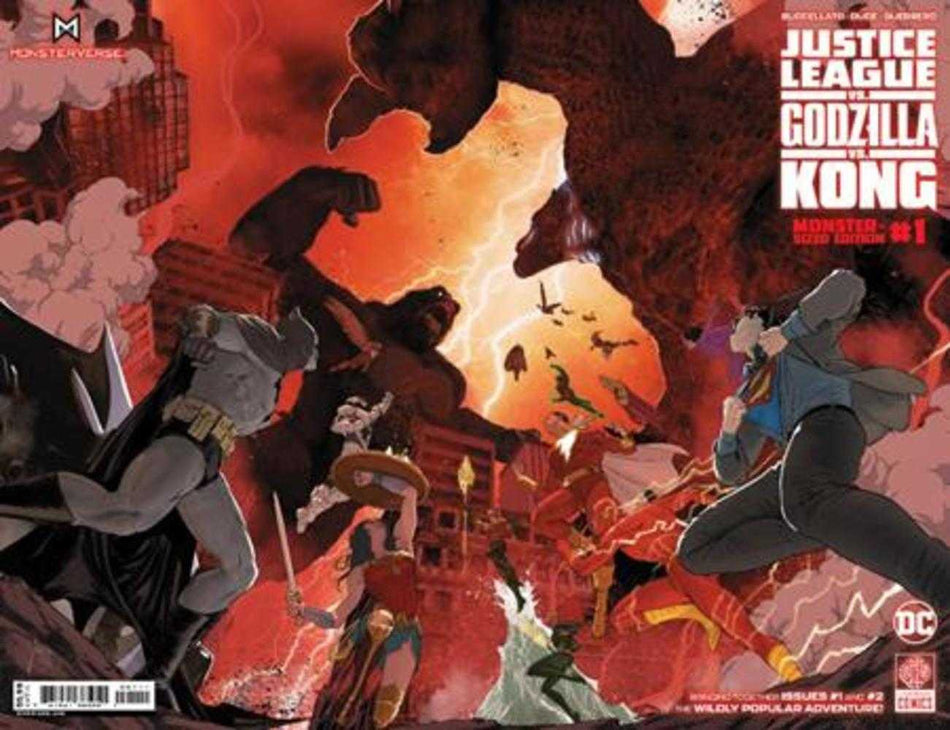 Stock photo of Justice League vs Godzilla vs Kong Monster-Sized Edition Comics sold by Stronghold Collectibles