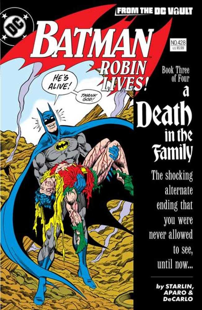 Stock photo of Batman #428 Robin Lives (One Shot) 2nd Print CVR B Jim Aparo Card Stock Variant Comics sold by Stronghold Collectibles