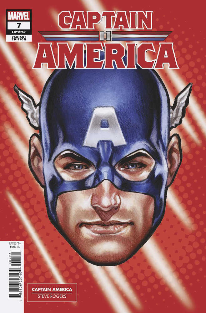 Stock Photo of Captain America #7 Mark Brooks Headshot Variant Comics sold by Stronghold Collectibles