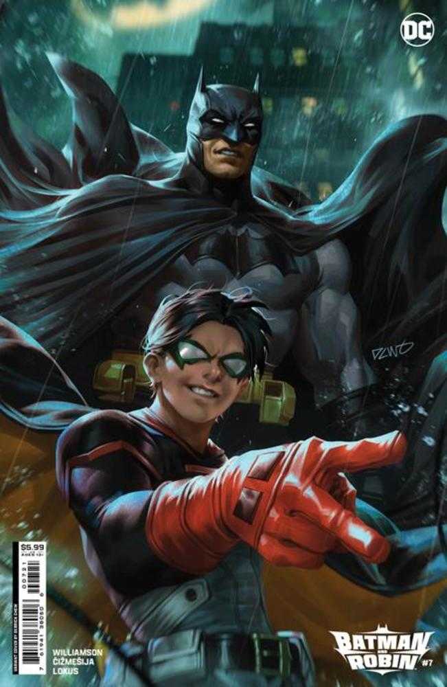 Stock Photo of Batman And Robin #7 CVR B Derrick Chew Card Stock Variant Comics sold by Stronghold Collectibles