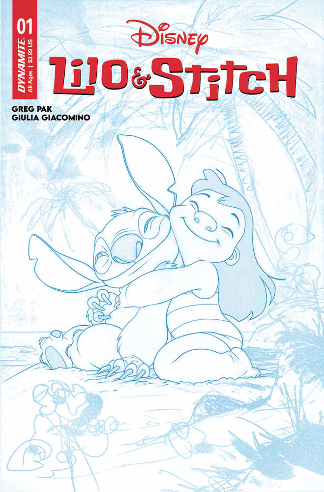 Stock photo of Lilo & Stitch #1 CVR Q 1:10 Middleton Sketch Comics sold by Stronghold Collectibles