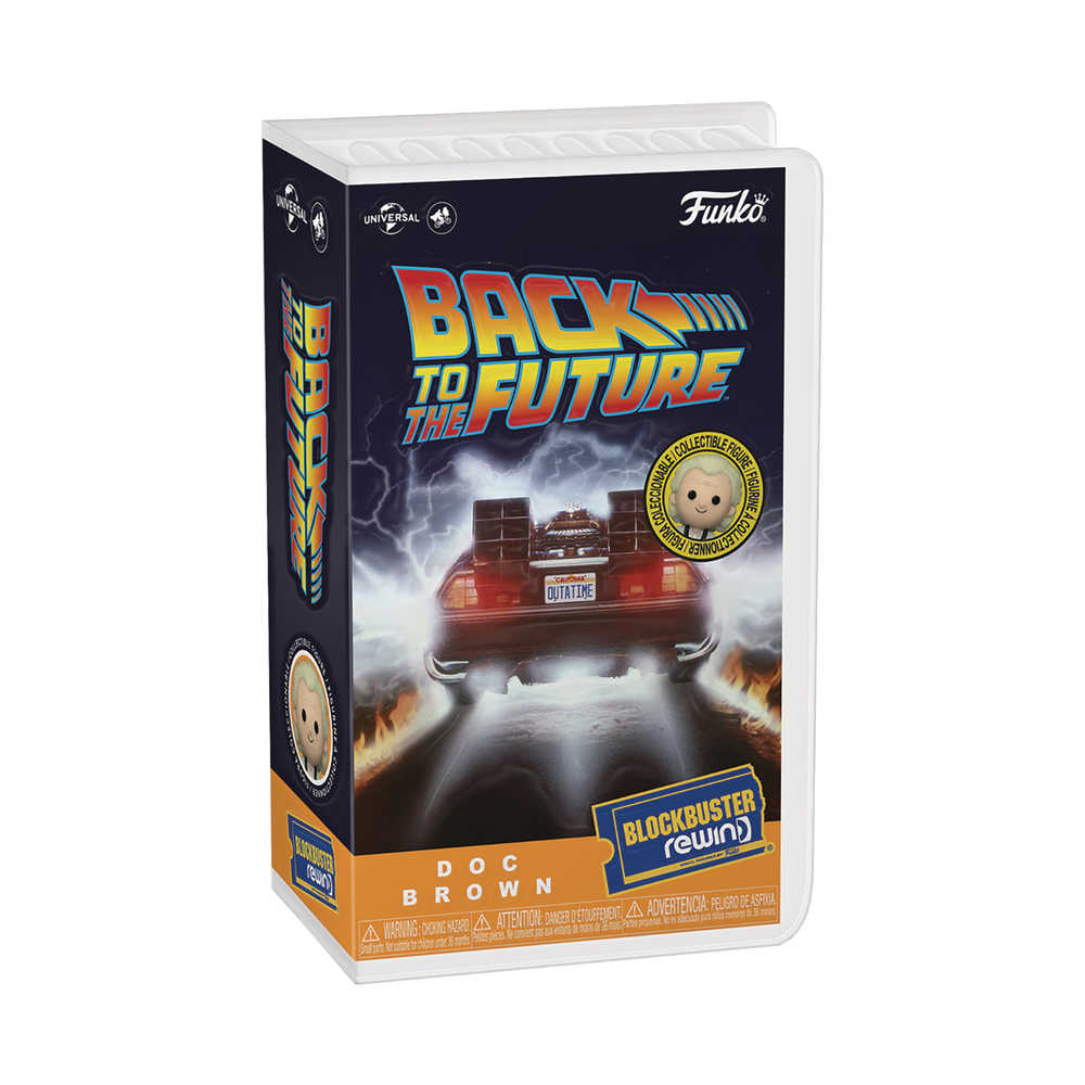 Stock Photo of Funko Pop Rewind Back To The Future Doc Brown W/Ch Vinyl Figure Toys and Models sold by Stronghold Collectibles