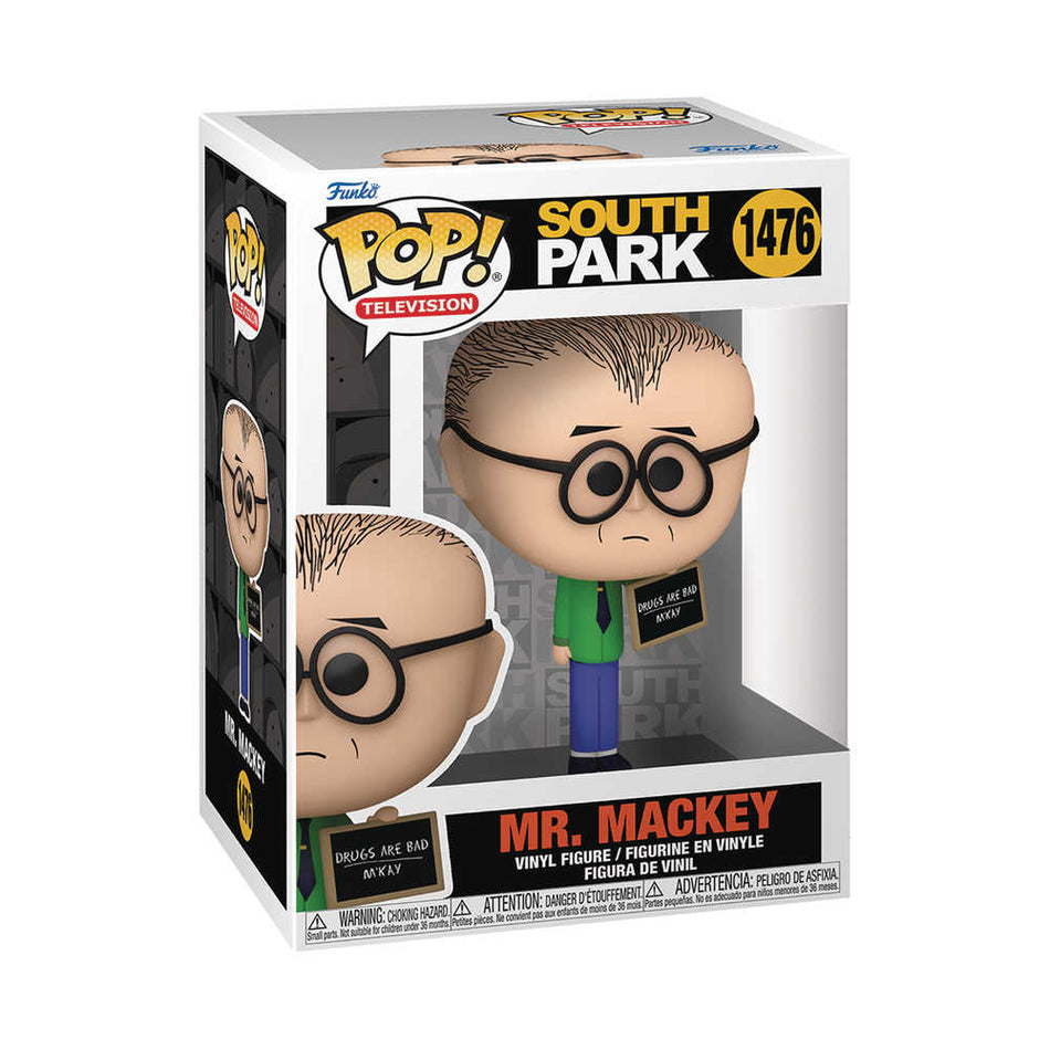 Pop TV South Park Mr Mackey W/Sign Vinyl Figure