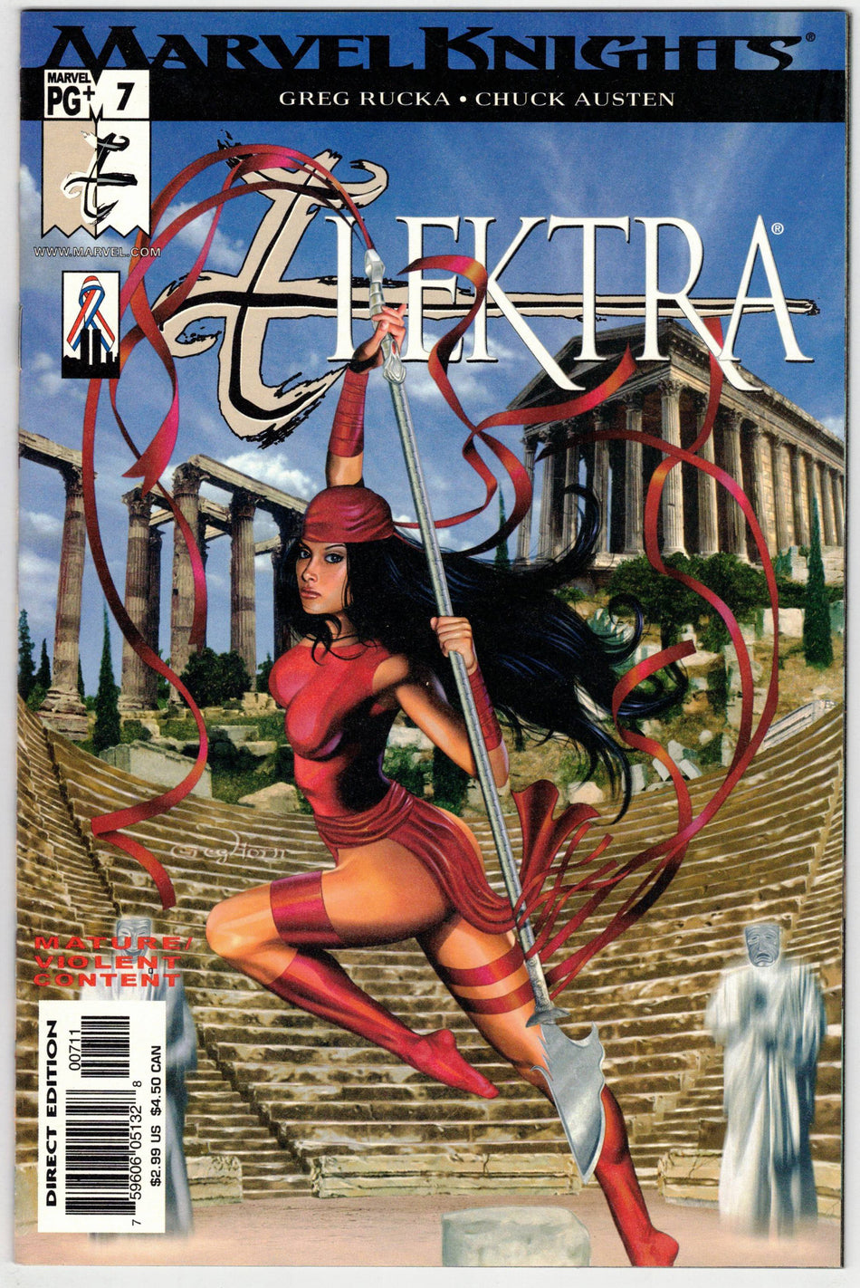 Photo of Elektra, Vol. 2 (2002) Issue 7 - Near Mint Comic sold by Stronghold Collectibles