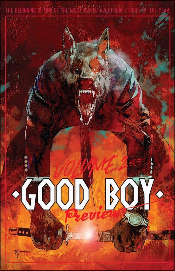 Good Boy V2 Ashcan Whatnot Exclusive Trade Dress Bill Sienkiewicz Exclusive Cover