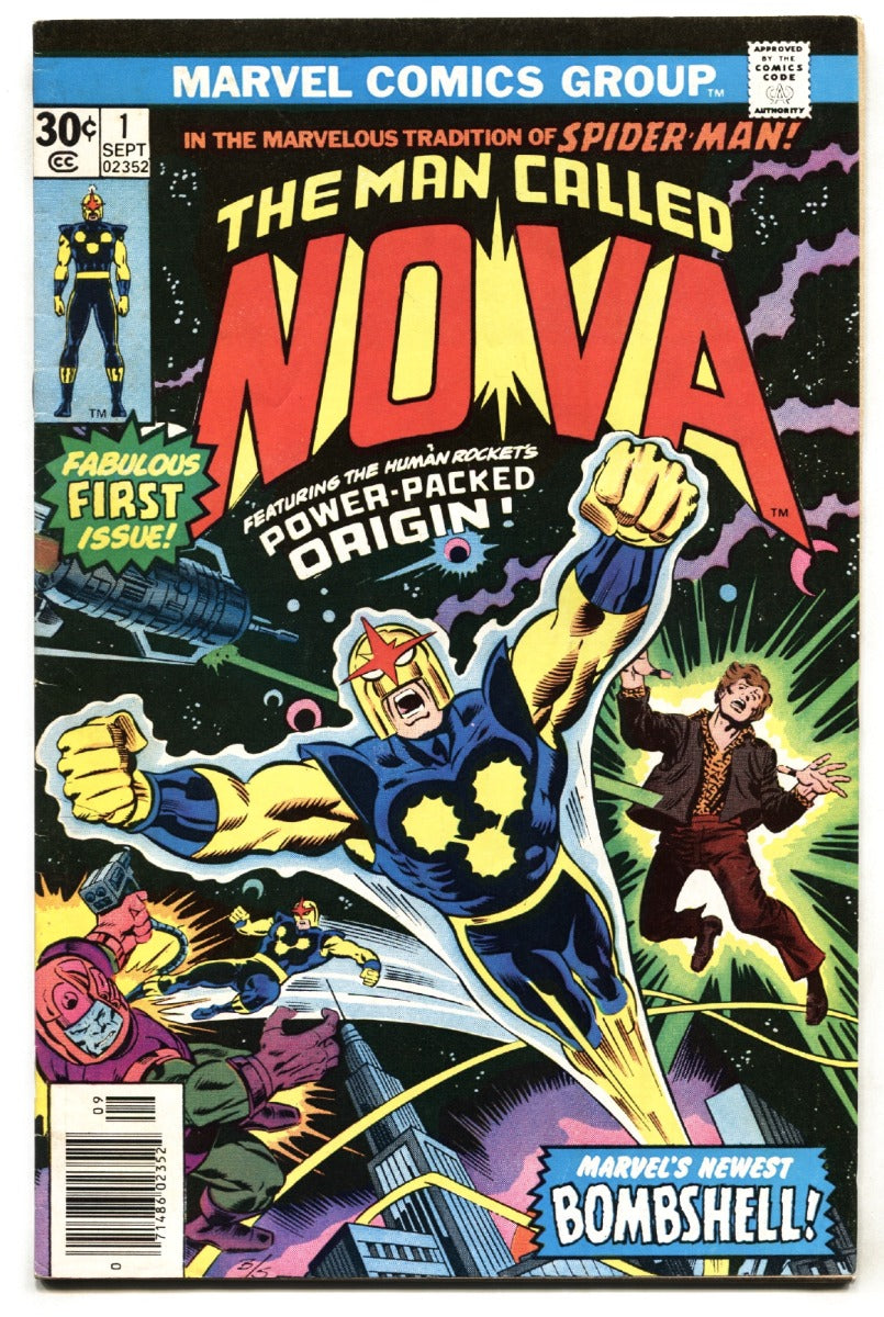 Nova V1 1 VF 1st Appearance & Origin Richard Rider Nova
