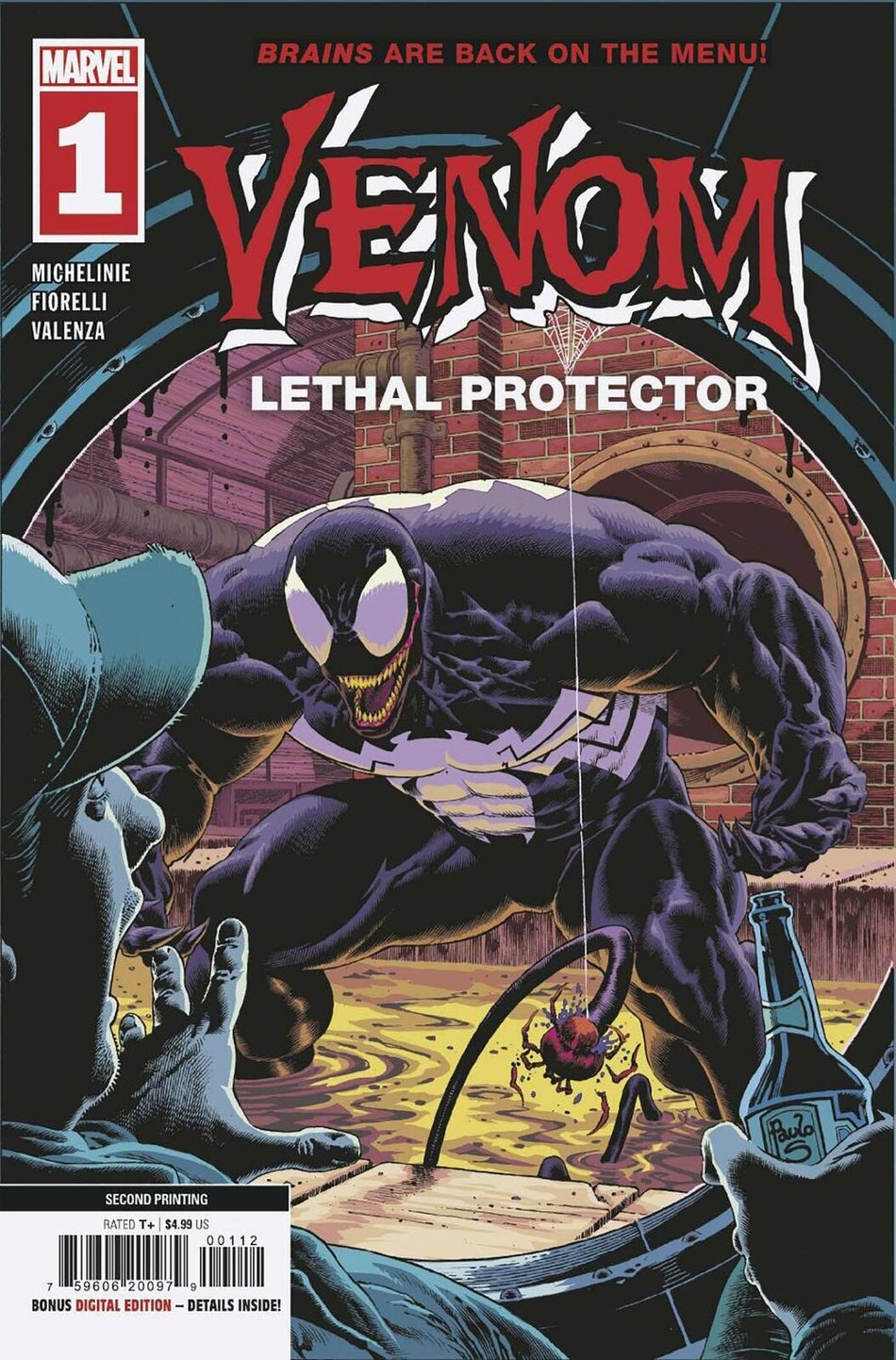 Venom Lethal Protector #1 (Of 5) 2ND Printing Artist Tbd Variant