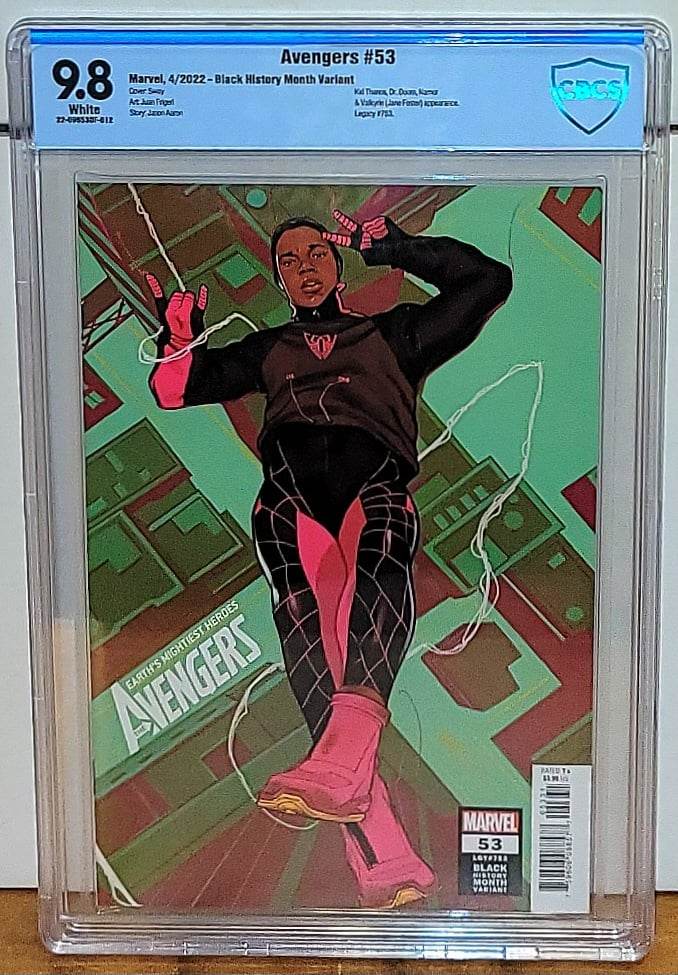 Avengers #53 CBCS 9.8 Sway Miles Cover CBCS 9.8 (1st Red Panther)