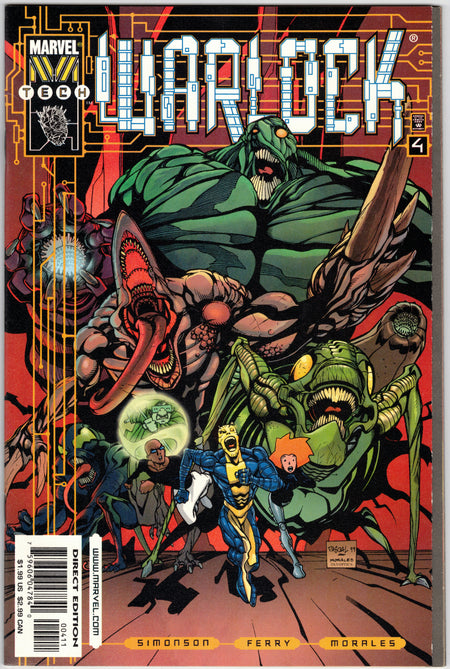 Photo of Warlock (Marvel Tech) (1999) Issue 4 Comic sold by Stronghold Collectibles