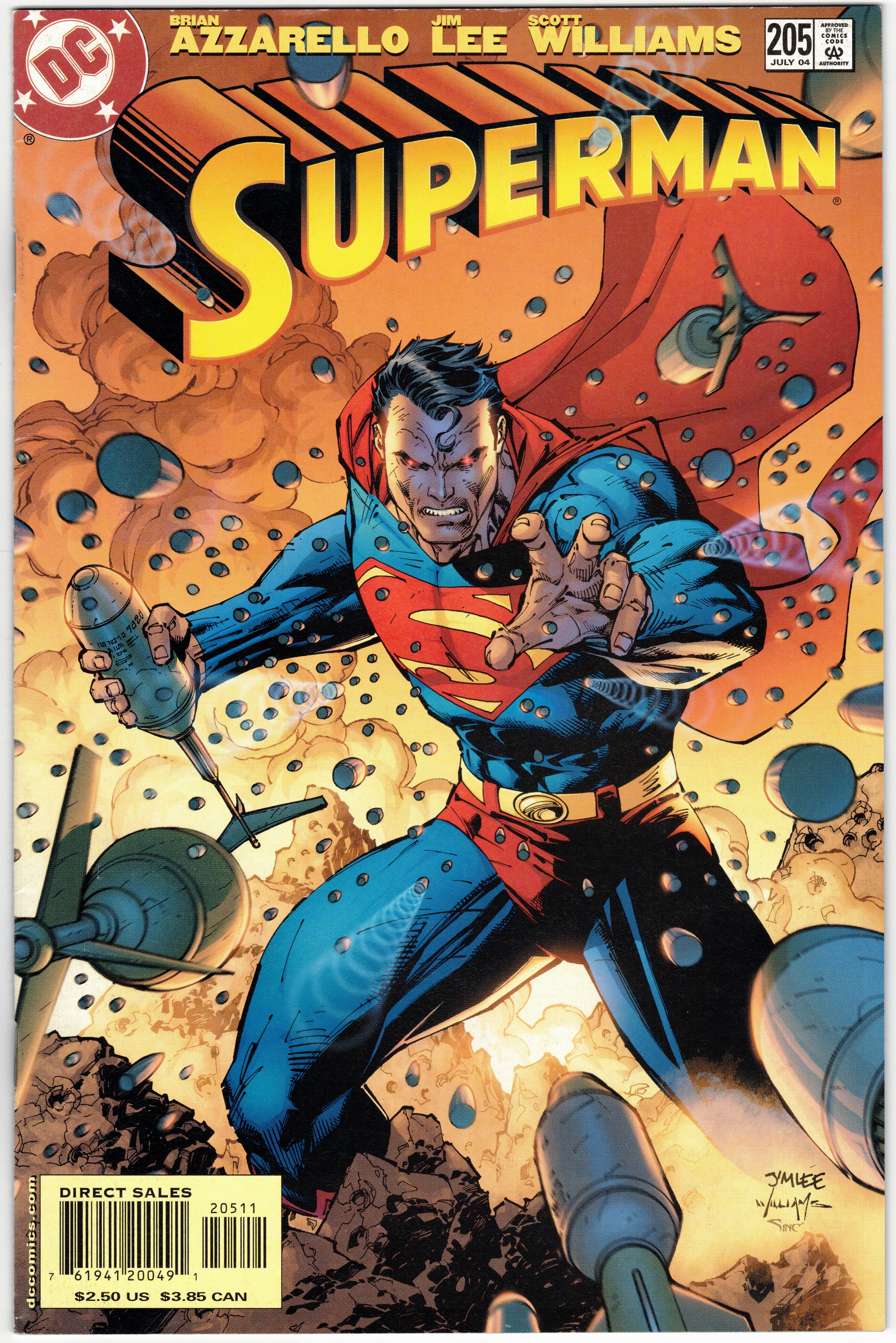 Photo of Superman, Vol. 2 (2004) Issue 205A Comic sold by Stronghold Collectibles