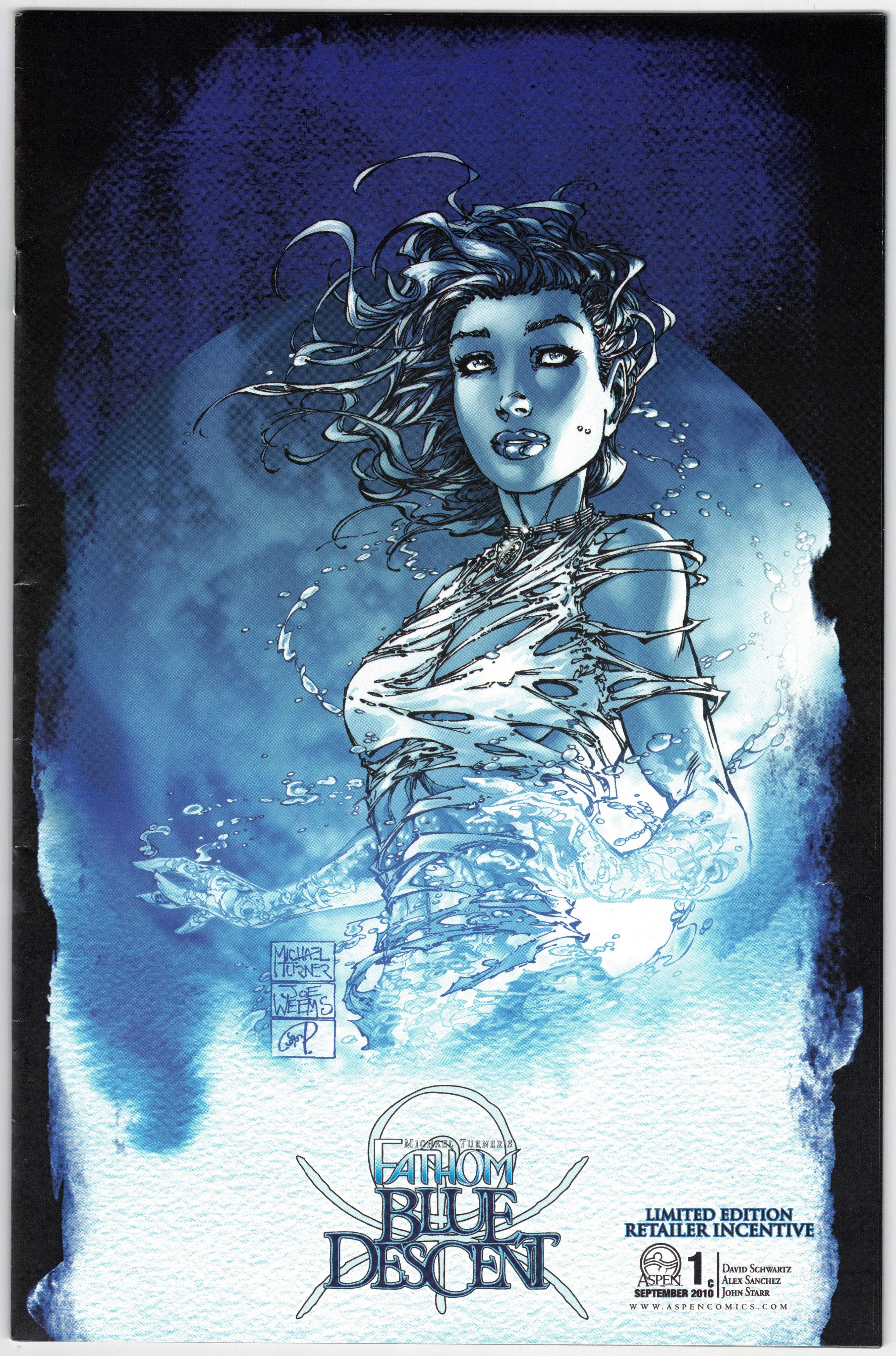 Photo of Michael Turner's Fathom: Blue Descent (2010) Issue 1C - Near Mint Comic sold by Stronghold Collectibles