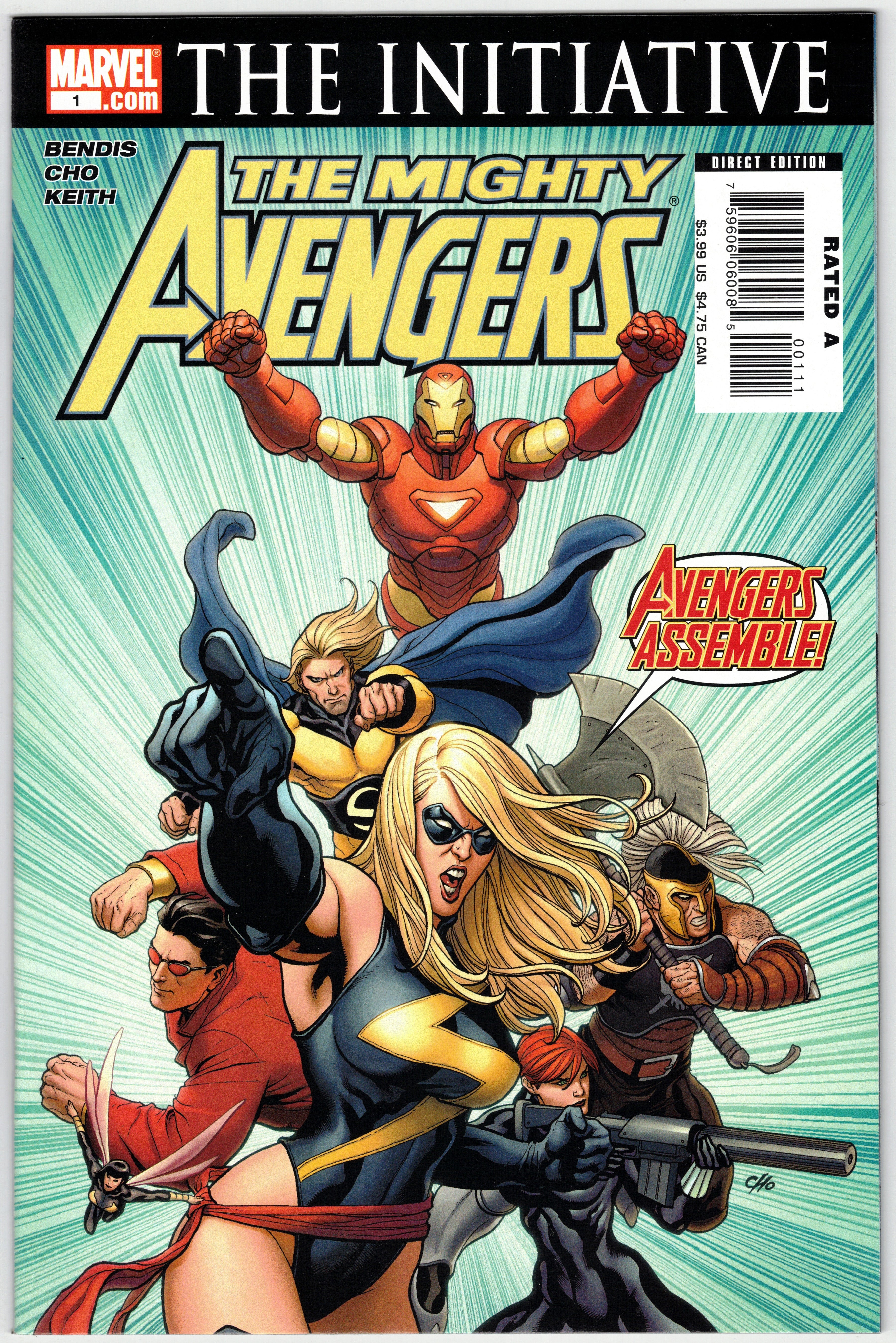Photo of Mighty Avengers, Vol. 1 (2007) Issue 1A - Near Mint Comic sold by Stronghold Collectibles