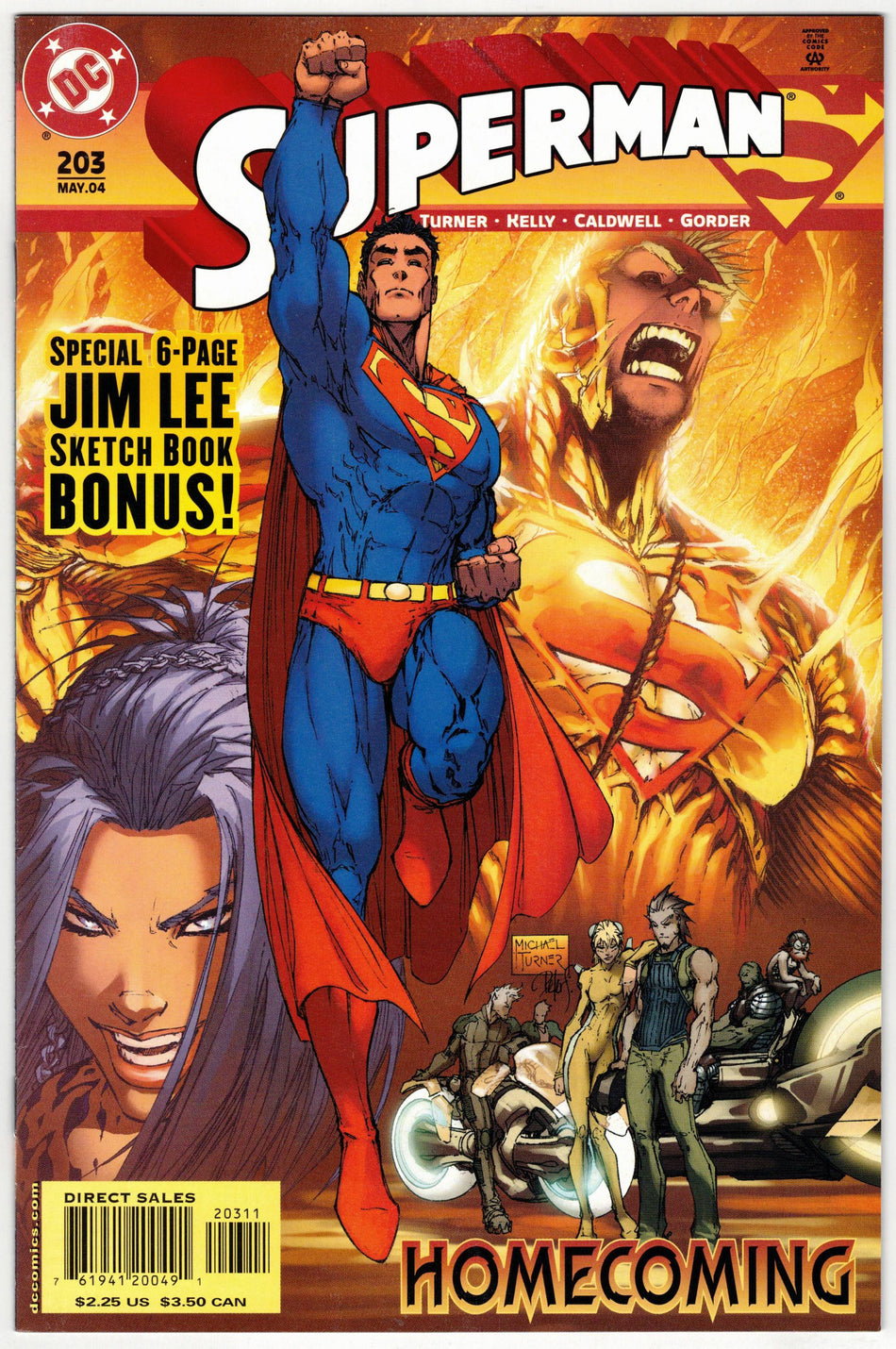 Photo of Superman, Vol. 2 (2004) Issue 203 - Comic sold by Stronghold Collectibles