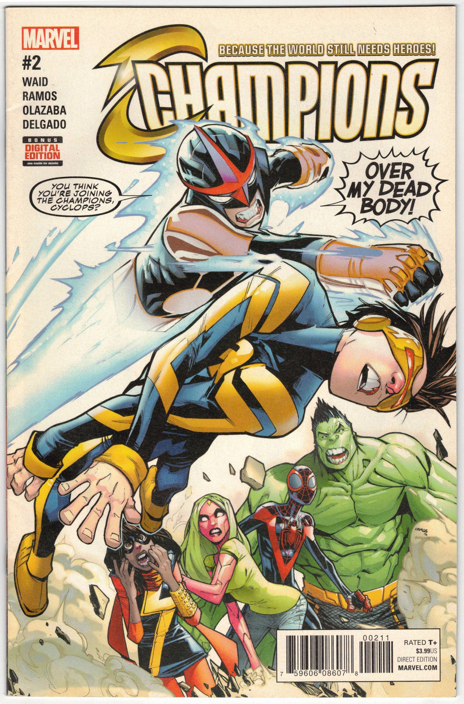 Photo of Champions, Vol. 2 (Marvel) (2016)  Issue 2A Very Fine/Near Mint Comic sold by Stronghold Collectibles