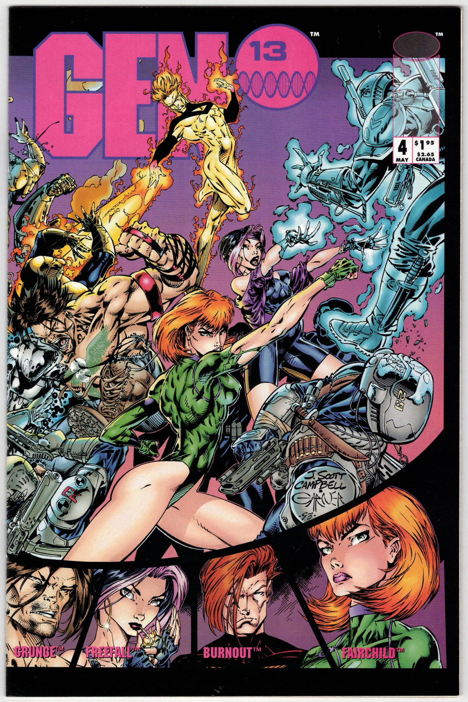 Photo of Gen 13, Vol. 1 (1994) (1994)  Issue 4 Near Mint Comic sold by Stronghold Collectibles