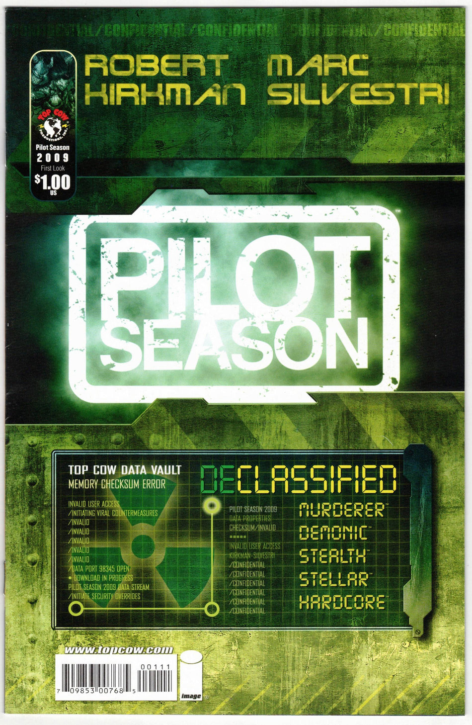 Photo of Pilot Season: Declassified (2009)  Issue 1  Comic sold by Stronghold Collectibles