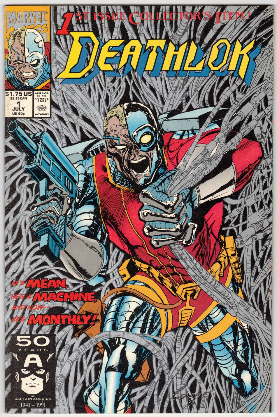 Photo of Deathlok, Vol. 1 (1990)  Issue 1B Very Fine/Near Mint Comic sold by Stronghold Collectibles
