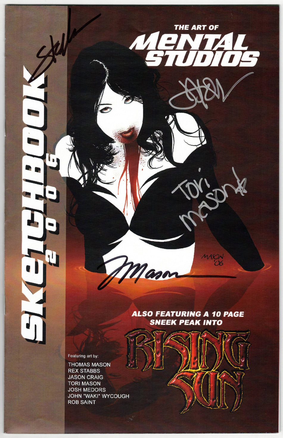 Mental Studios Sketchbook 2006 (2006)  Issue 1 Near Mint SIGNED