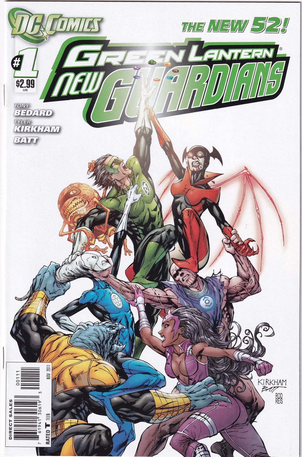 Photo of NM Green Lantern: New Guardi (11) 1A Tony Bedard, Tyler Kirkham, Matt 'Batt' Banning Comic sold by Stronghold Collectibles