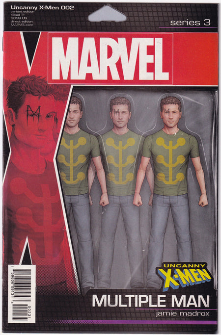 Photo of NM Uncanny X-Men V5 (18) 2C Variant John Tyler Christopher Action Figure Cover Ed Brisson, Kelly Thompson, Matthew Rosenberg Comic sold by Stronghold Collectibles