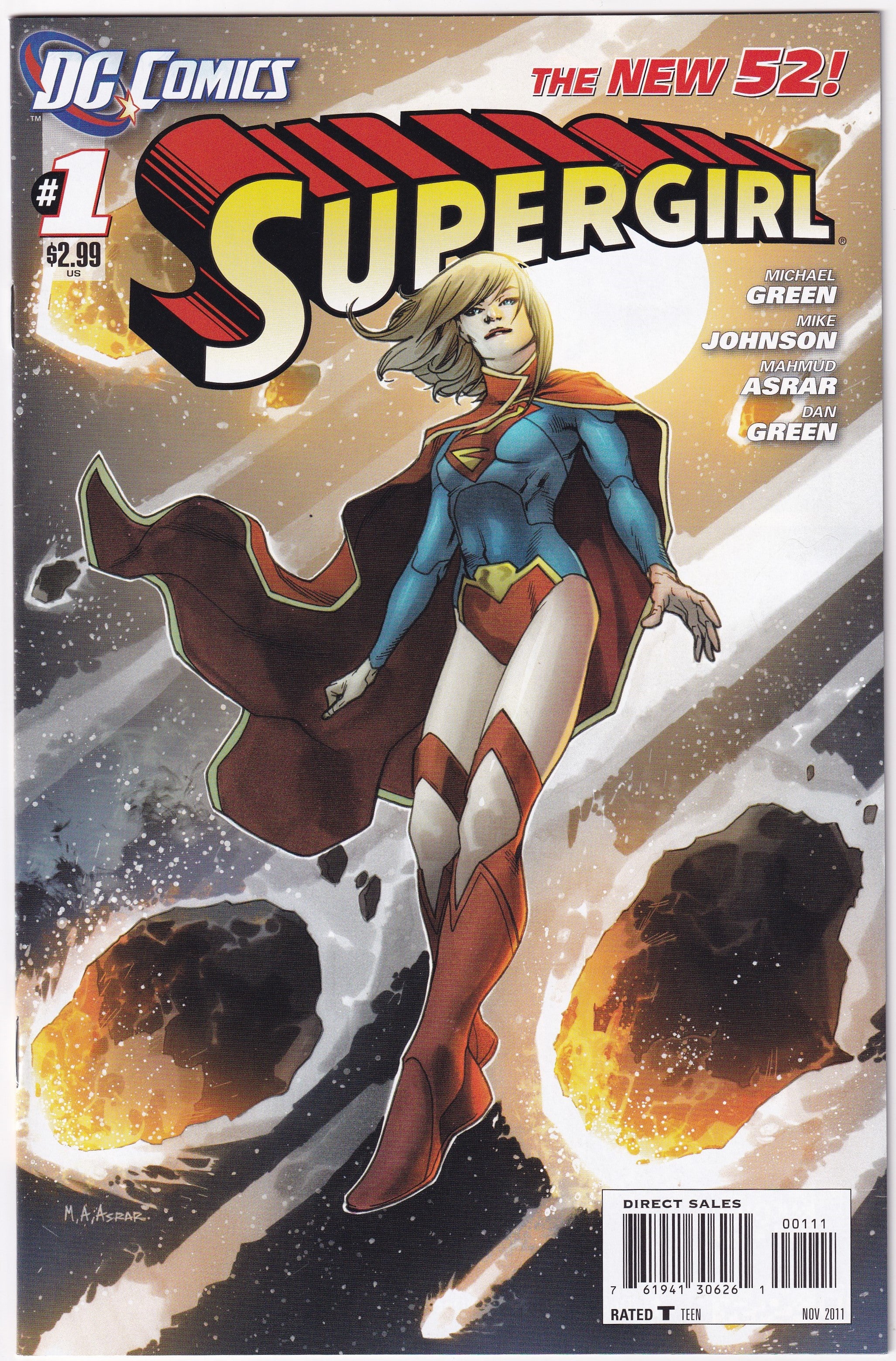 Photo of NM Supergirl V6 (11) 1A Michael Green, Mike Johnson, Mahmud A. Asrar Comic sold by Stronghold Collectibles