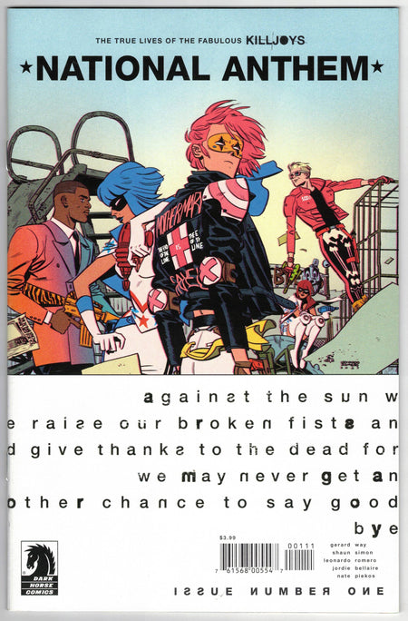 Photo of True Lives Fabulous Killjoys: National Anthem (2020) Issue 1A - Near Mint Comic sold by Stronghold Collectibles