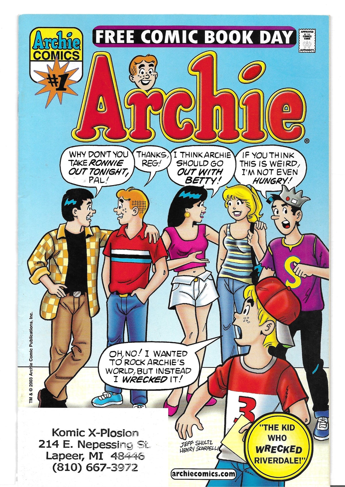 Photo of Archie Free Comic Book Day Edition (2003)  Iss 1   Comic sold by Stronghold Collectibles
