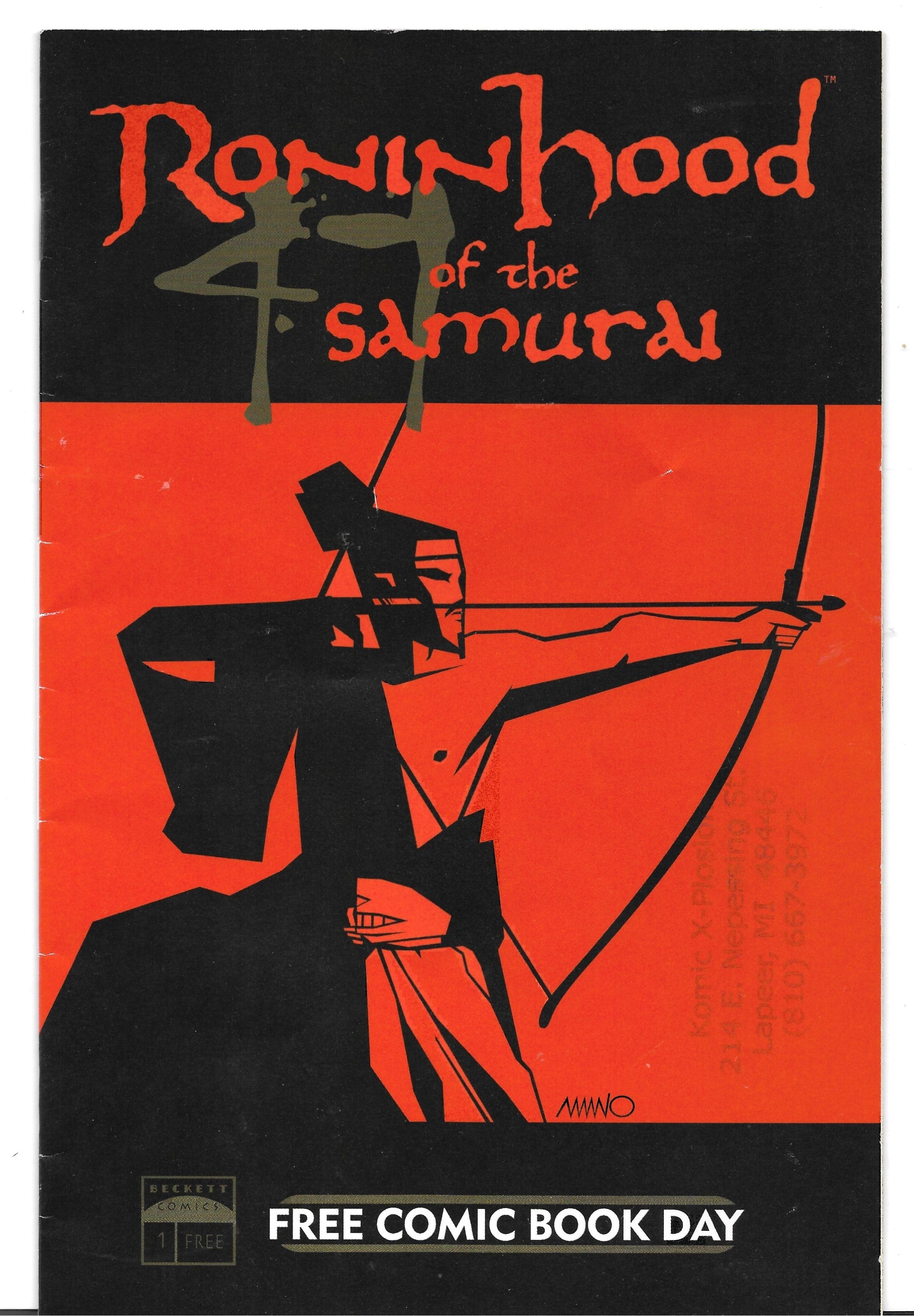 Photo of Roninhood Of The 47 Samurai (2005)  Iss 1   Comic sold by Stronghold Collectibles