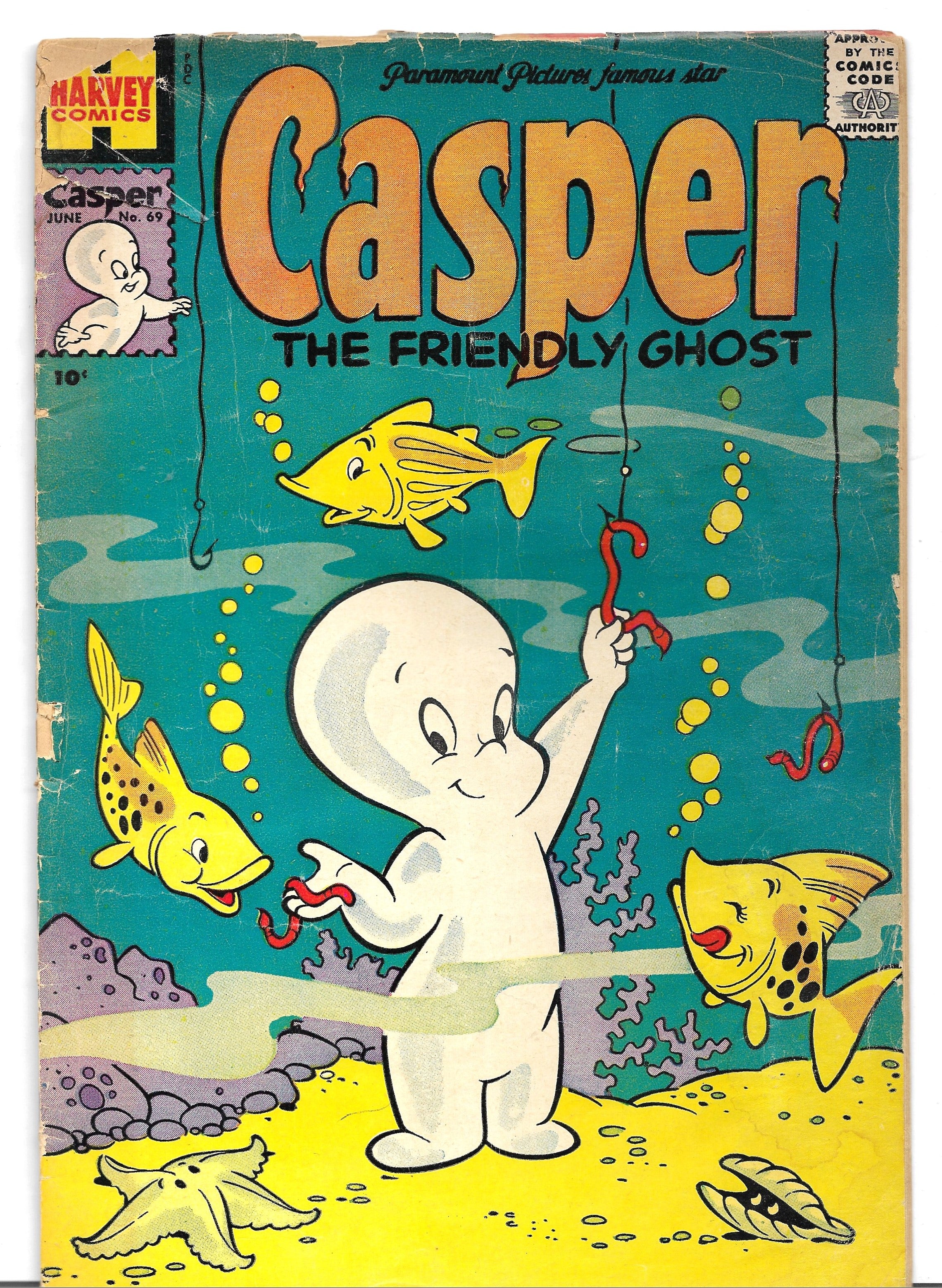 Photo of Casper The Friendly Ghost (Harvey 1949-1958) (1958)  Iss 69 Good  Comic sold by Stronghold Collectibles