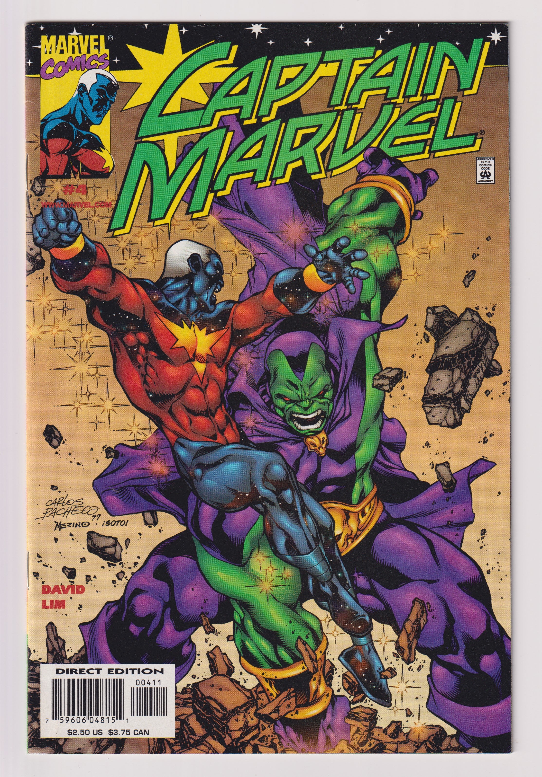 Photo of Captain Marvel, Vol. 5 (2000)  Iss 4 Near Mint -  Comic sold by Stronghold Collectibles