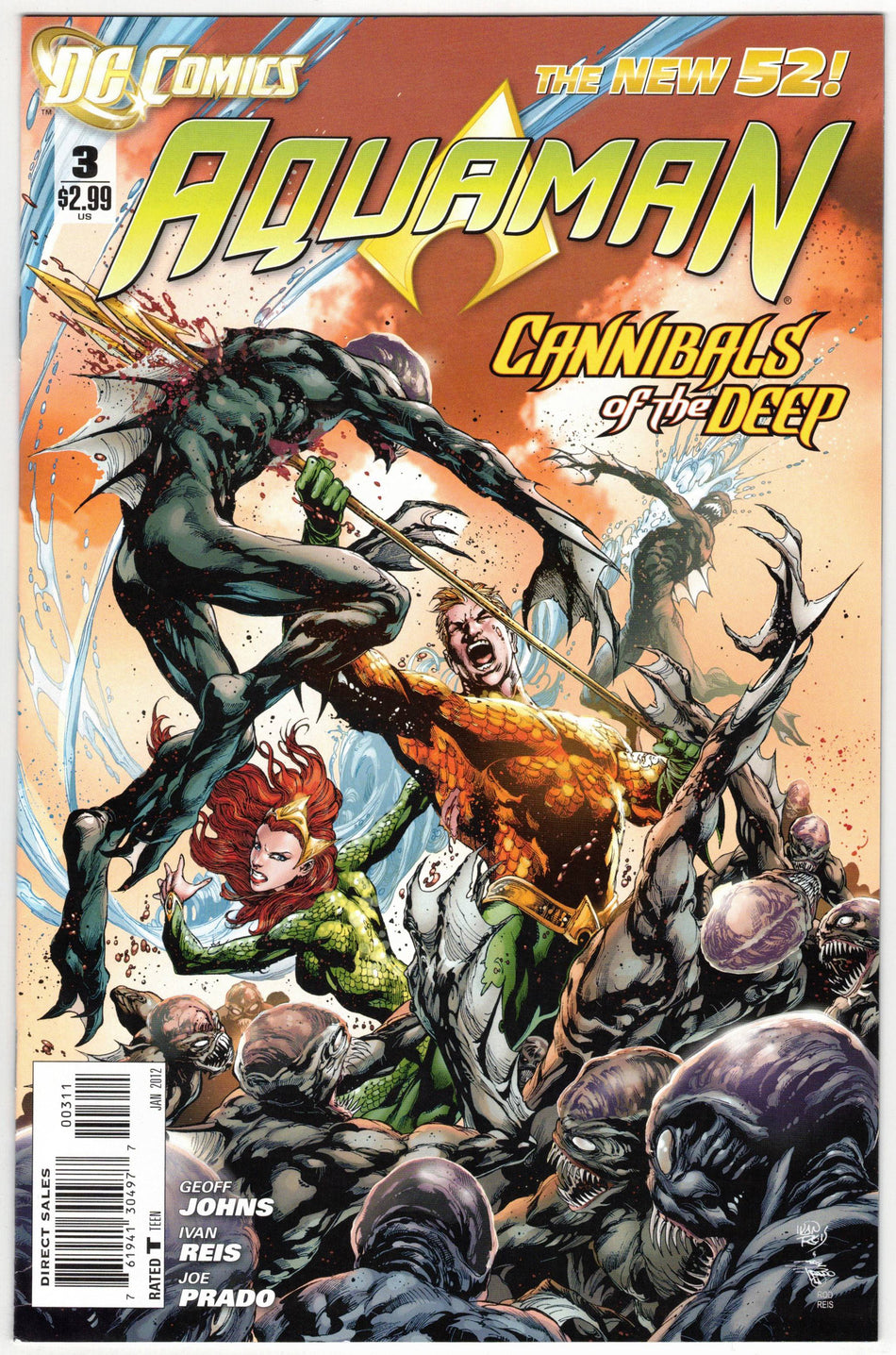 Photo of Aquaman, Vol. 7 (2011) Issue 3 - Near Mint Comic sold by Stronghold Collectibles