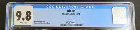 Photo of Die (2018) Issue 1A - CGC 9.8 Near Mint/Mint Comic sold by Stronghold Collectibles